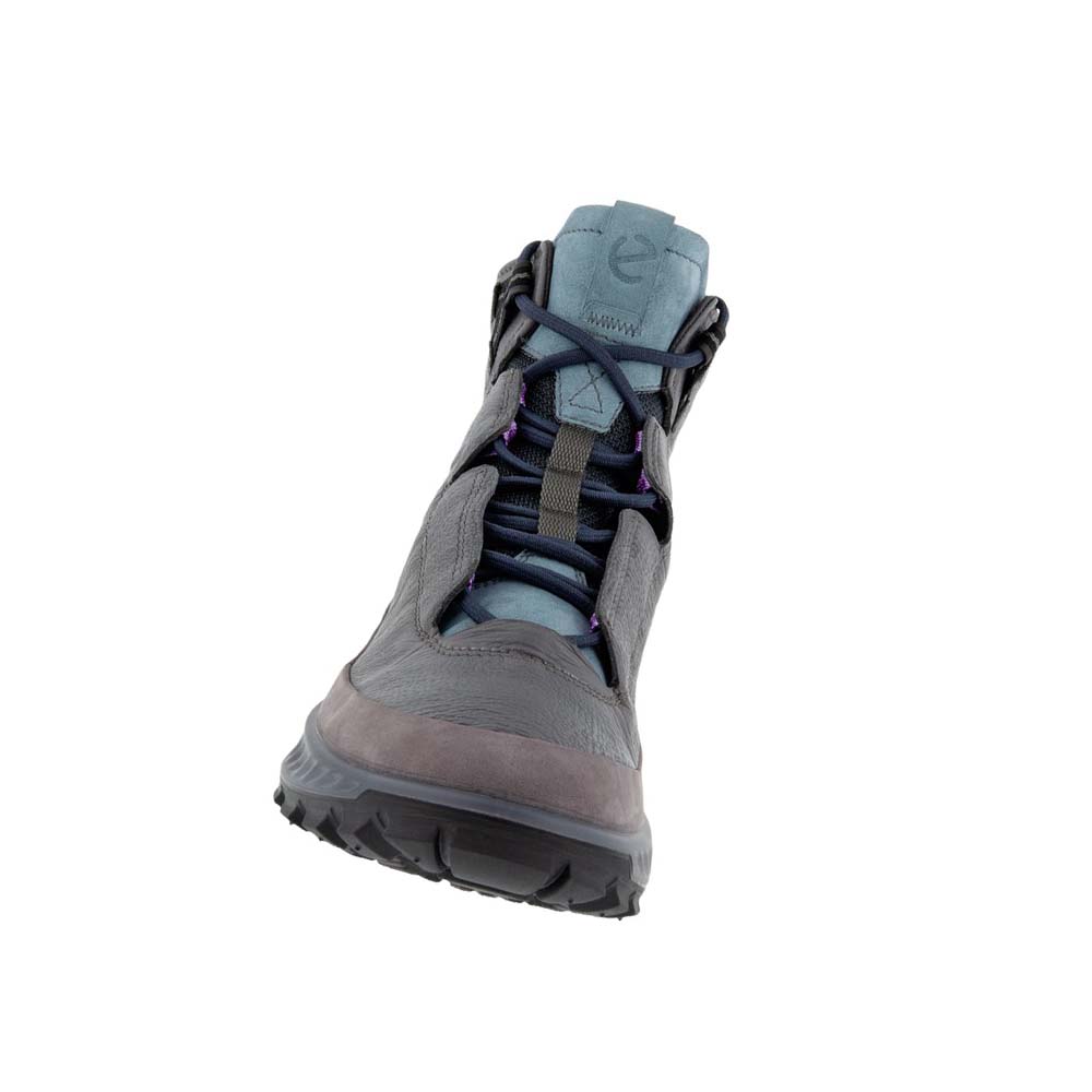 Men's Ecco Exostrike High Boots Grey / Black | Canada 438JPQ